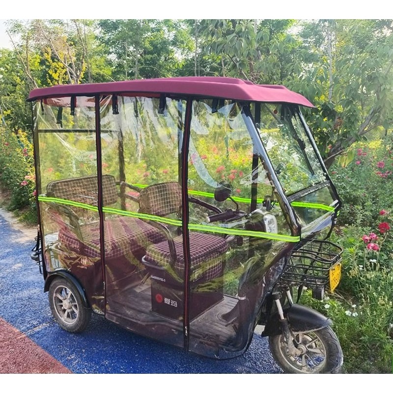 Closed Tarpaulin Motorcycle El - đánh giá và giá Electric Scooter Rain Cover