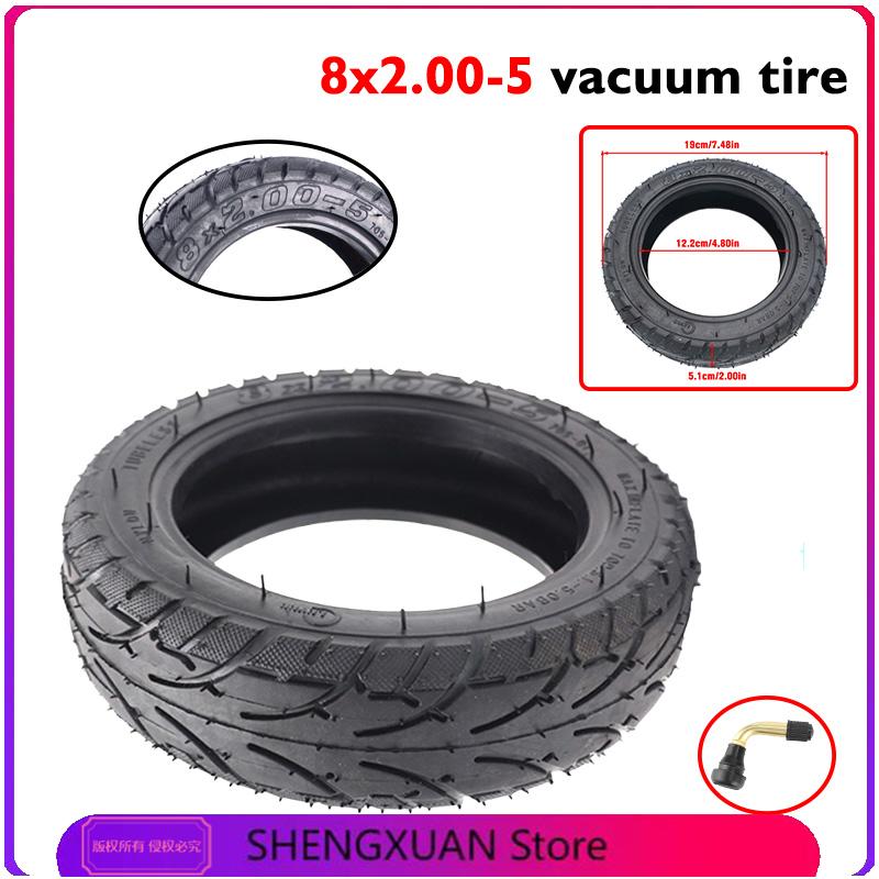 8-inch 8x2.00-5 vacuum tire su - đánh giá và giá Electric Scooter Adults