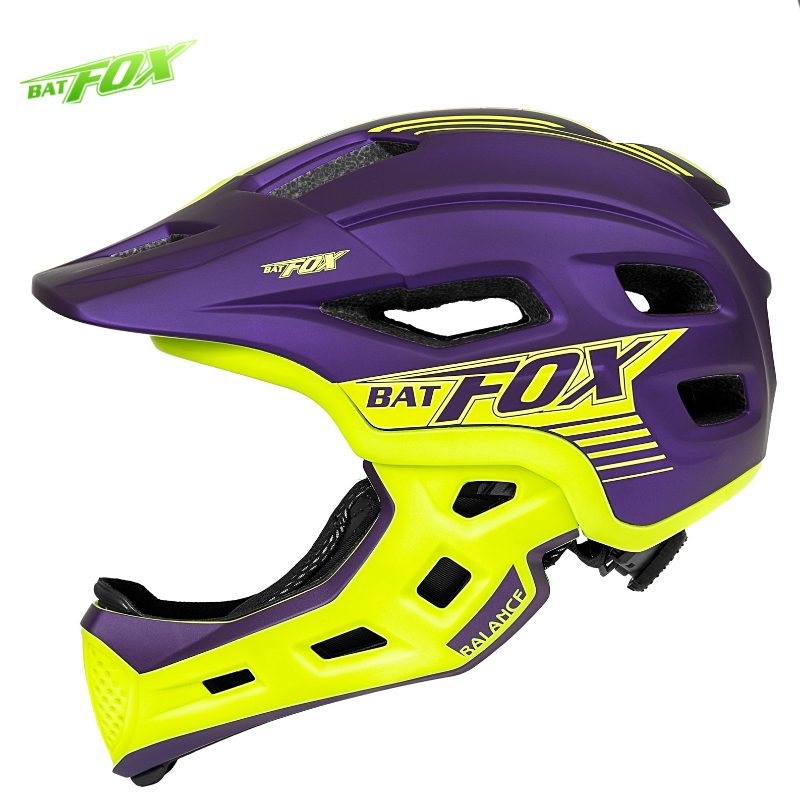 BATFOX Full Face Helmet Kids D - đánh giá và giá Scooter Helmet Set