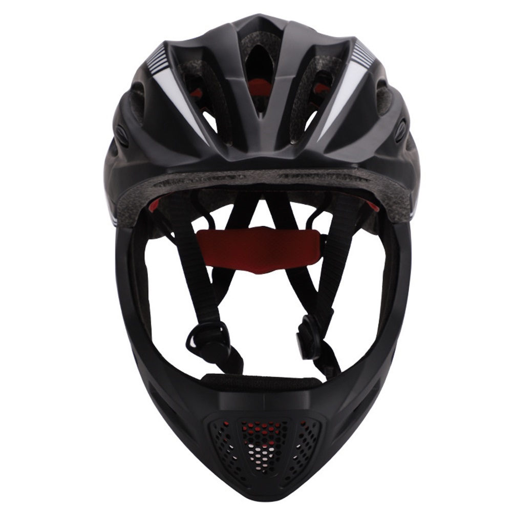 NEW LED Kids Full Face MTB Bik - đánh giá và giá Scooter Helmet Set