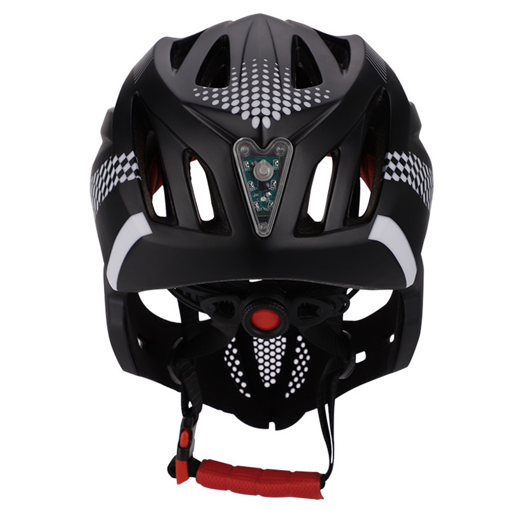NEW LED Kids Full Face MTB Bik - đánh giá và giá Scooter Helmet Set