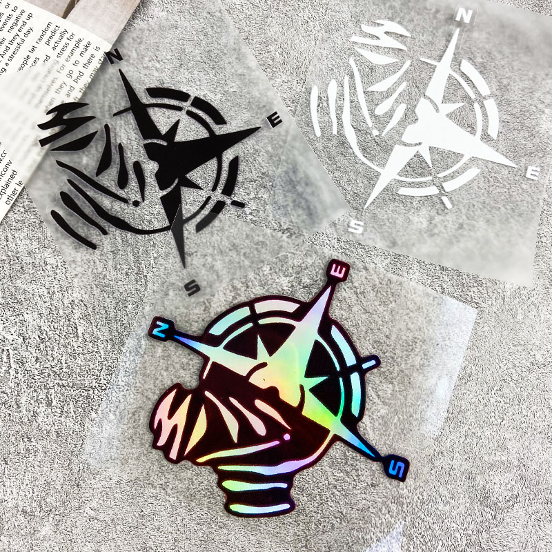 1PC Compass Pattern Vinyl Stic - đánh giá và giá Scooter Helmet Set