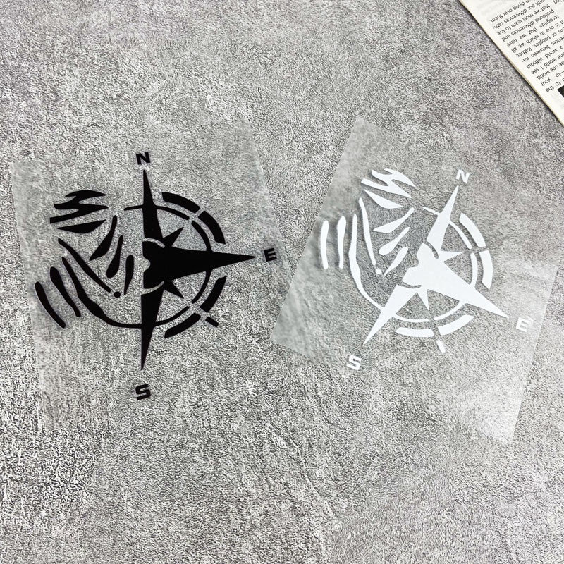 1PC Compass Pattern Vinyl Stic - đánh giá và giá Scooter Helmet Set