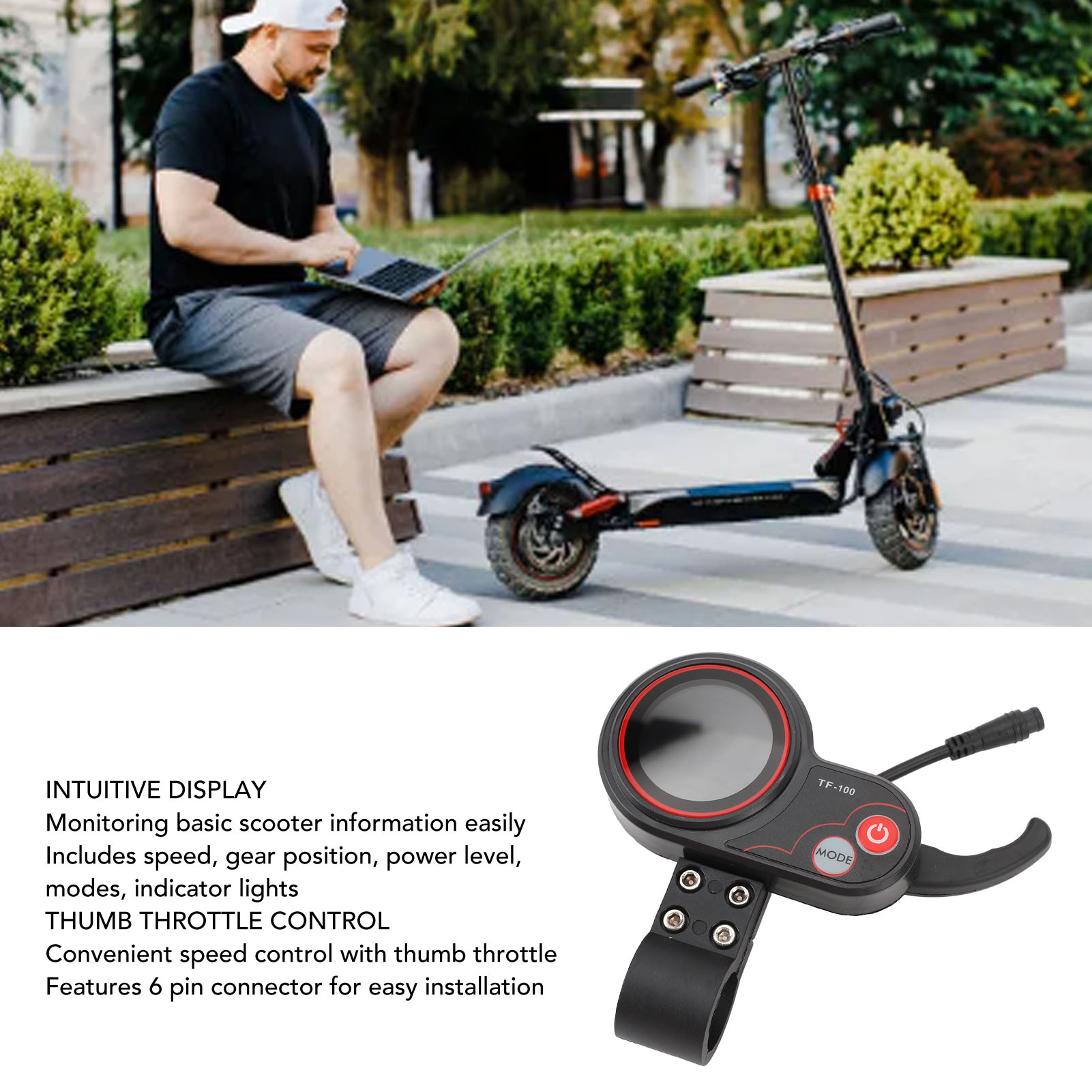 48V TF 100 Electric Scooter LC - đánh giá và giá Scooter Electric